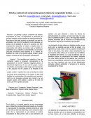 Cálculo y selección de componentes para el sistema de compactador de latas