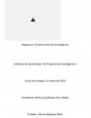 Evidencia de Aprendizaje: Mi Proyecto de Investigación 3