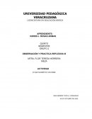 Lo que sucedió en una clase.