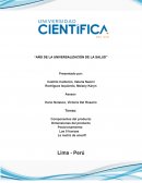 Componentes del producto. Healthy life