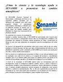 ¿Cómo la ciencia y la tecnología ayuda a SENAMHI a pronosticar los cambios atmosféricos?