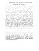 La autoestima en el proceso educativo, un reto para el docente