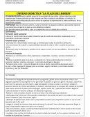 Unidad didáctica “La plaza del barrio”