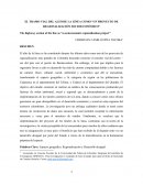 El tramo vial del alto de la línea como “Un proyecto de regionalización socioeconómico”