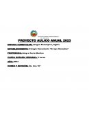 Planificación anual ingles 5°