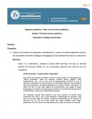 Producir texto académico. Actividad 3: Perfiles escriturales