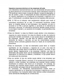 Impactos macroeconómicos en las empresas del país