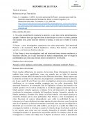 Resumen de lectura de Posner