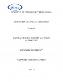 Práctica 1 Laboratorio del sistema mecánico automotriz