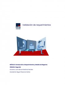 Validación de Requerimientos - Introducción a requerimientos y modelos de negocios. Página 1