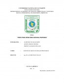 Perfíl para crear área natural protegida