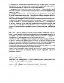 Pedagogía y educación