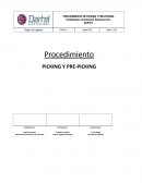 Procedimiento de picking y pre- picking