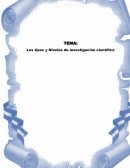 Los tipos y Niveles de investigación científica