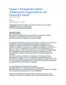 Desarrollo Infantil -Observación-Organizadores del Desarrollo Infantil