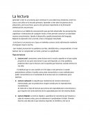 Tecnicas de estudio, la lectura