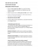 Hermenéutica del Sujeto. Bibliografía de Michel Foucault