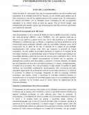 Ética de la economia y la polÍtica