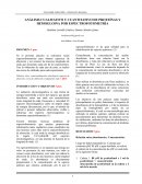 Análisis cualitativo y cuantitativo de proteínas