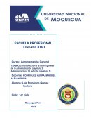 Introducción a la teoría general de la administración