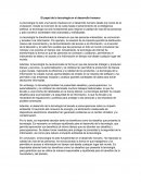 El papel de la tecnología en el desarrollo humano