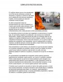 Conflicto político social