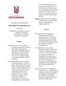 Informe de laboratorio. Movimiento parabólico