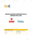 Análisis financiero comparativo de las empresas Hites y Smu