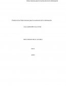 Diseño de las fichas técnicas para la recolección de la información