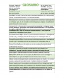 Glosario Economía