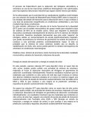 Resúmen de sintesis de amoniaco