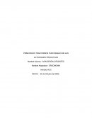 Principales trastornos funcionales de las actividades produtivas