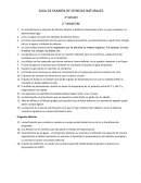 Guia de examen de ciencias naturales 4° Grado