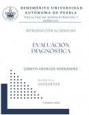 Evaluación diagnóstica