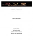 Plan de capacitación PYME