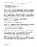 Materiales metálicos