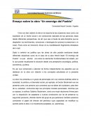 Ensayo sobre la obra “Un enemigo del Pueblo”