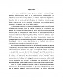 Línea de tiempo explicando el movimiento histórico de la educación como conocimiento científico