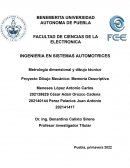 Metrología dimensional y dibujo técnico Proyecto Dibujo Mecánico: Memoria Descriptiva