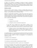 Transcripción notas sobre la OTAN