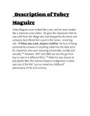 Description Of Tobey Maguire