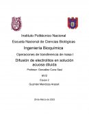 Difusión de electrolitos en solución acuosa diluida