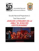 Análisis literario de la obra “El burgués gentilhombre”