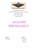 Análisis Psicológico del Dr. Edmundo Chirino