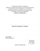 Lenguaje y comunicación. Redacción (coherencia y cohesión)