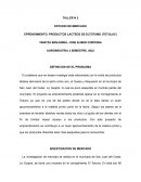 Estudio de mercado. Eprendimiento: Productos lacteos de El Totumo (TOTULAC)