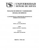 La oposición en la prescripción adquisitiva de dominio en vía notarial