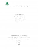 Análisis de la película “La guerra del fuego”