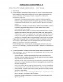 Examen parcial hidrología