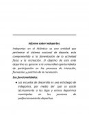 Informe sobre indeportes